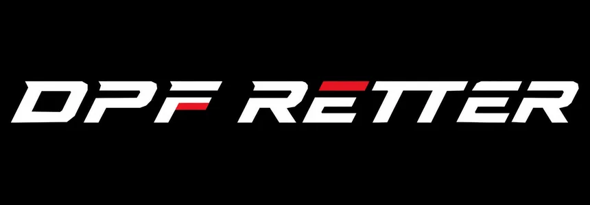 DPF Retter Logo auf schwarzem Hintergrund
