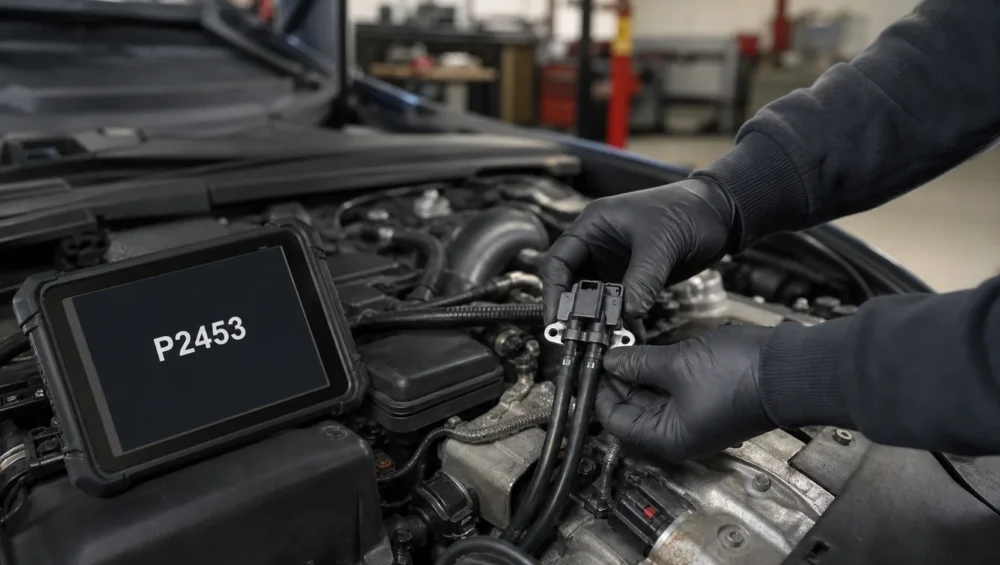 Fehlercode P2453 – Prüfung des DPF-Differenzdrucksensors